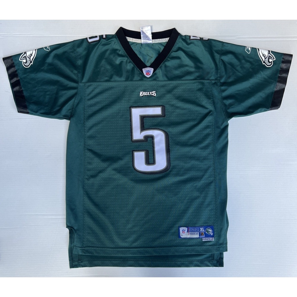 VTG Donovan McNabb #5 Philadelphia Eagles Reebok Jersey Youth XL (18-20) Green